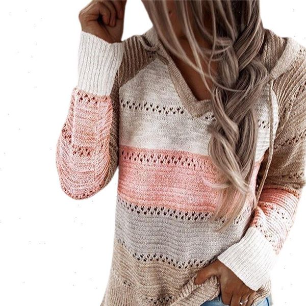 women sweaters plus size hooded long sleeve patchwork sweater fashion female loose casual autumn winter pullover outfits, White;black
women sweaters plus size hooded long sleeve patchwork sweater fashion female loose casual autumn winter pullover outfits, White;black