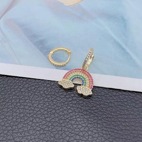 dangle & chandelier rainbow earrings zircon fashion cooper earring moda jewelry, Silver
dangle & chandelier rainbow earrings zircon fashion cooper earring moda jewelry, Silver