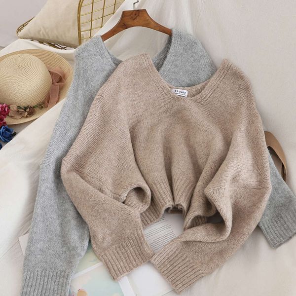 women's sweaters sweaterswomen's autumn winter korean loose and thin v-neck t-shirt student fashion pullover regular coat 16pa, White;black
women's sweaters sweaterswomen's autumn winter korean loose and thin v-neck t-shirt student fashion pullover regular coat 16pa, White;black