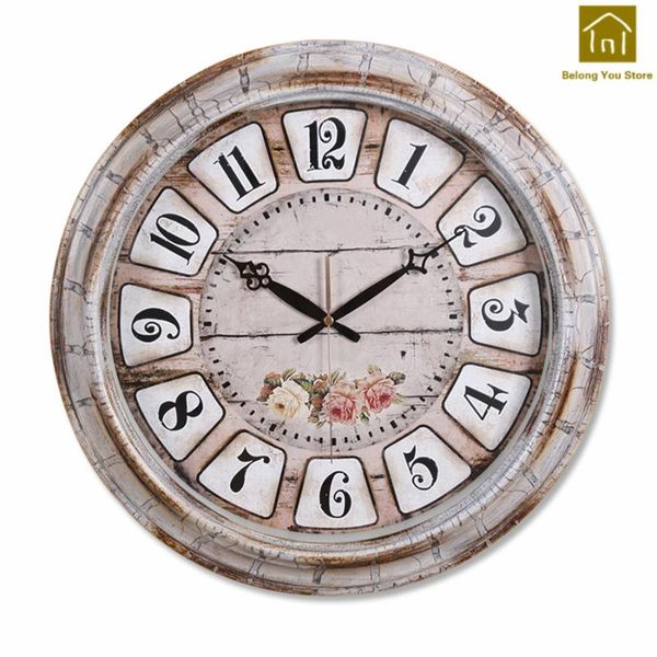 wall clocks decorative antique large silent retro clock modern bedroom vintage home decor art klokken decoration tools wkp099
wall clocks decorative antique large silent retro clock modern bedroom vintage home decor art klokken decoration tools wkp099