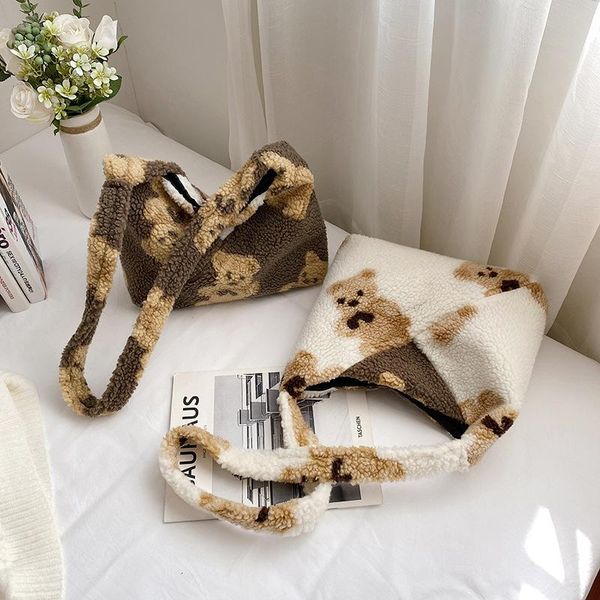 evening bags women cartoon bear plush shoulder bag female cute lamb hair messenger soft furry crossbody warm canvas shopper tote
evening bags women cartoon bear plush shoulder bag female cute lamb hair messenger soft furry crossbody warm canvas shopper tote