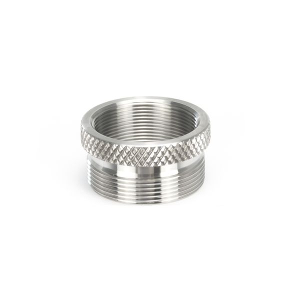 stainless steel m34x1.25 to 1-3/16x24 1.1875x24 fuel filter adapter ring qd convertor for 1.45x7 solvent trap fuel filter / booster / trilug
stainless steel m34x1.25 to 1-3/16x24 1.1875x24 fuel filter adapter ring qd convertor for 1.45x7 solvent trap fuel filter / booster / trilug