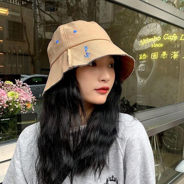 bucket hat letter embroidery early spring summer basin fashion show face small sunscreen blue fisherman girl, Blue;gray
bucket hat letter embroidery early spring summer basin fashion show face small sunscreen blue fisherman girl, Blue;gray