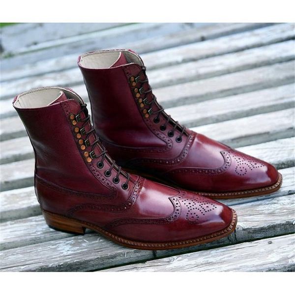 dress shoes nova moda masculina casual all-match cavalheiro vestido sapatos feitos à mão vinho cor vermelha plutônio oco esculpido botas de, Black
dress shoes nova moda masculina casual all-match cavalheiro vestido sapatos feitos à mão vinho cor vermelha plutônio oco esculpido botas de, Black