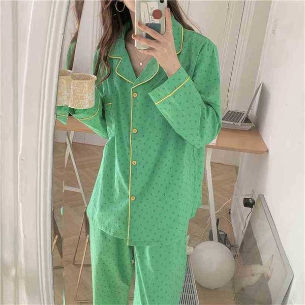 women vintage two piece suits fashion spring gentle casual korean loose all match femme pajamas sets 210525, Black;red
women vintage two piece suits fashion spring gentle casual korean loose all match femme pajamas sets 210525, Black;red