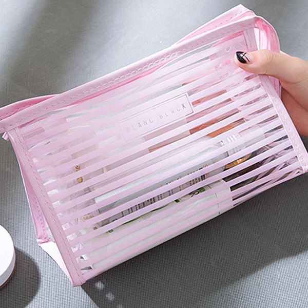 women's cosmetic bag travel organizers makeup storage bags female bath wash pouch waterproof transparent portable package & cases
women's cosmetic bag travel organizers makeup storage bags female bath wash pouch waterproof transparent portable package & cases