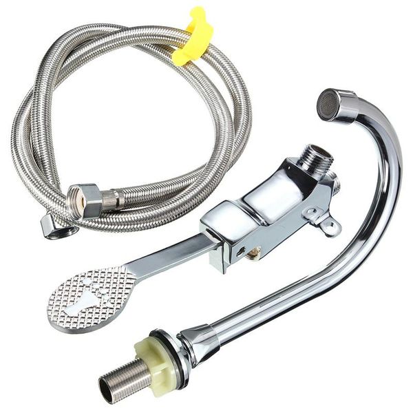baidaimodeng bathroom laboratory basin faucet tap copper foot pedal mixer water taps with 1m hose sink faucets
baidaimodeng bathroom laboratory basin faucet tap copper foot pedal mixer water taps with 1m hose sink faucets
