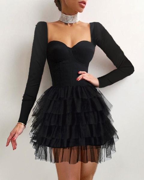 casual dresses women's mesh dress elegant long sleeve/off-shoulder high waist tulle tutu a-line formal party ladies solid color vestido, Black;gray
casual dresses women's mesh dress elegant long sleeve/off-shoulder high waist tulle tutu a-line formal party ladies solid color vestido, Black;gray