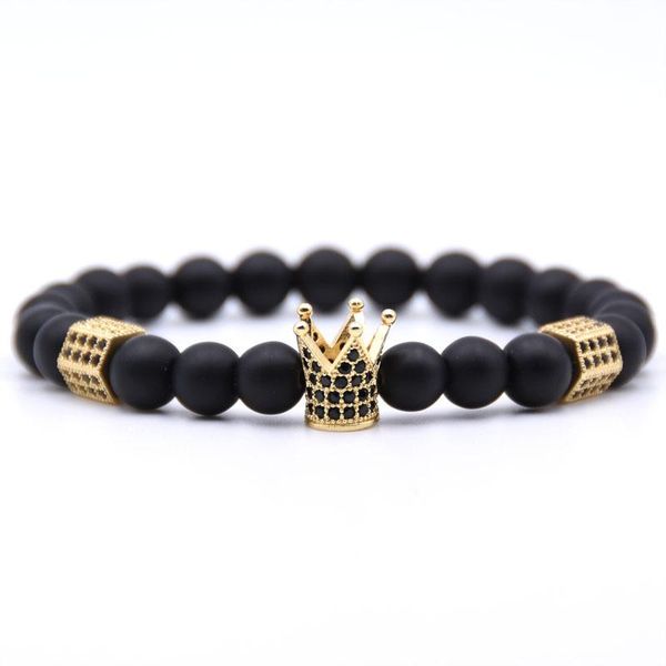 bangle trendy 19cm length 8mm black round natural stone beads cz crown gentlemen bracelets jewlery gifts for men
bangle trendy 19cm length 8mm black round natural stone beads cz crown gentlemen bracelets jewlery gifts for men