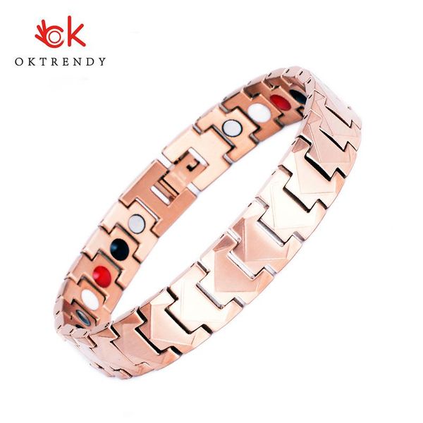 link, chain oktrendy fashion magnetic bracelet bangle cuff gold surfer wristband adjustable charms bracelets for men women, Black
link, chain oktrendy fashion magnetic bracelet bangle cuff gold surfer wristband adjustable charms bracelets for men women, Black