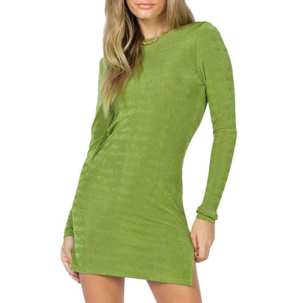 casual dresses spring autumn elegant women dress solid color lace-up long sleeve backless split streetwear, Black;gray
casual dresses spring autumn elegant women dress solid color lace-up long sleeve backless split streetwear, Black;gray