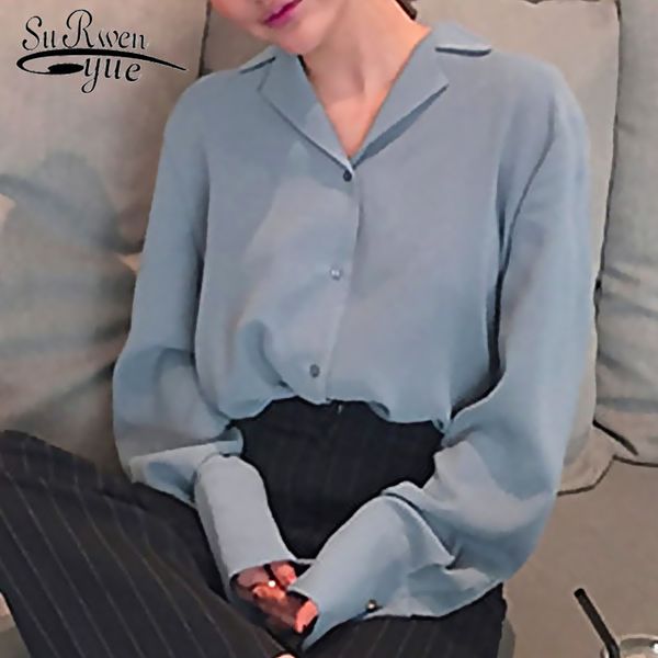 autumn fashion women clothing chiffon blouses long sleeve v-neck solid loose office lady shirts 5504 50 210427, White
autumn fashion women clothing chiffon blouses long sleeve v-neck solid loose office lady shirts 5504 50 210427, White