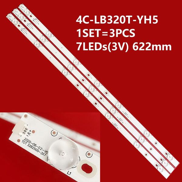 backlight strip for tcl l32f3309b light bar 4c-lb320t-yh5 t0t 32b2500-3x7 ph32f33 led strips
backlight strip for tcl l32f3309b light bar 4c-lb320t-yh5 t0t 32b2500-3x7 ph32f33 led strips