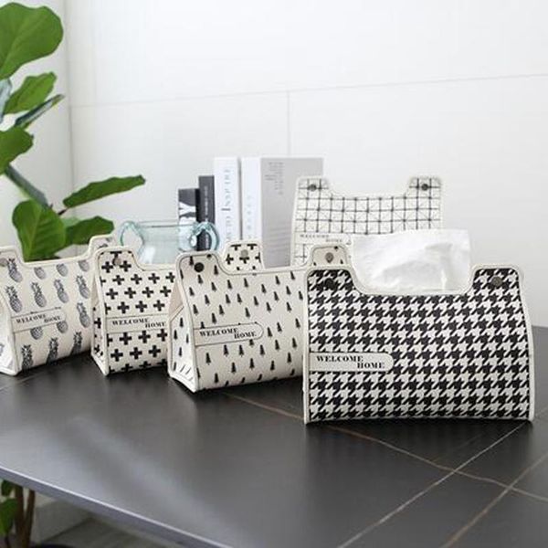 tissue boxes & napkins fashion household items black and white qianbird lattice box, double leather car paper drawer storage bag
tissue boxes & napkins fashion household items black and white qianbird lattice box, double leather car paper drawer storage bag