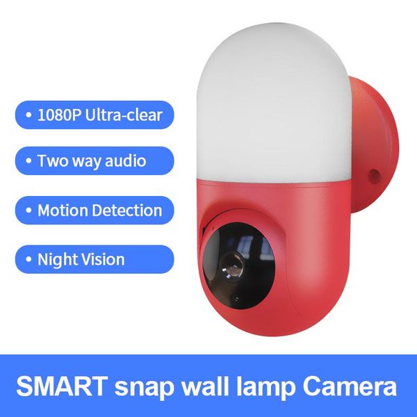2mp outdoor automatic tracking motion detetion camera wifi two-way audio ir night vision small wall lamp ip cameras
2mp outdoor automatic tracking motion detetion camera wifi two-way audio ir night vision small wall lamp ip cameras