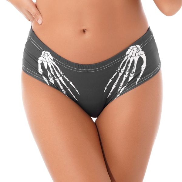 women's panties women gothic hand skeleton printed underwear low waist briefs elastic waistband bikini bottom halloween costumes, Black;pink
women's panties women gothic hand skeleton printed underwear low waist briefs elastic waistband bikini bottom halloween costumes, Black;pink