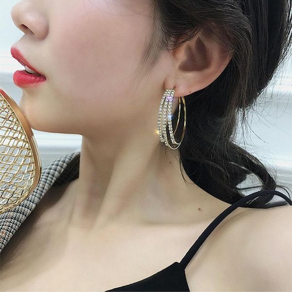 hoop & huggie trendy s925 silver needle earrings for women korean diamond multilayer c shaped geometric accessories jewelry, Golden;silver
hoop & huggie trendy s925 silver needle earrings for women korean diamond multilayer c shaped geometric accessories jewelry, Golden;silver