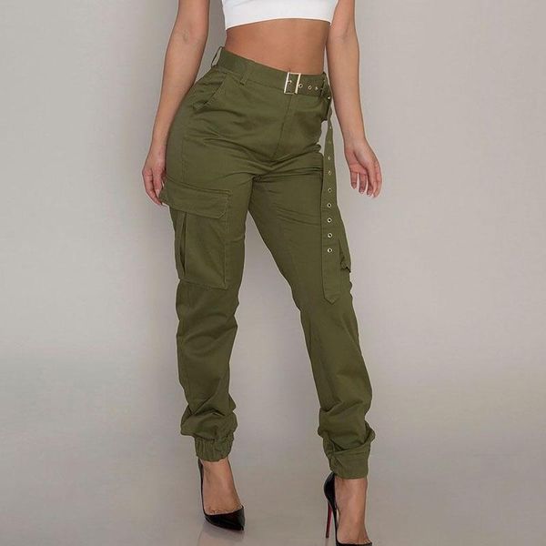 women's pants & capris spring autumn casual solid belt cargo pant lady multi-pocket long women fashion sports high waist trousers stree, Black;white
women's pants & capris spring autumn casual solid belt cargo pant lady multi-pocket long women fashion sports high waist trousers stree, Black;white