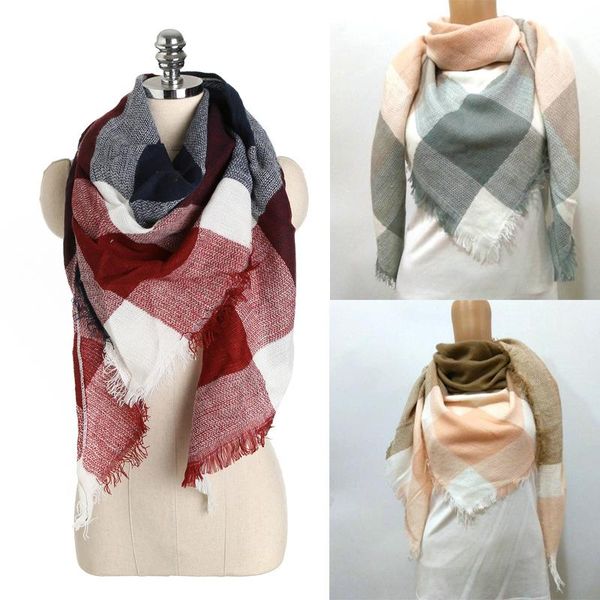 scarves women cashmere winter scarf knit pashmina bandana plaid female warm triangle striped blanket shawls and wraps bufanda, Blue;gray
scarves women cashmere winter scarf knit pashmina bandana plaid female warm triangle striped blanket shawls and wraps bufanda, Blue;gray