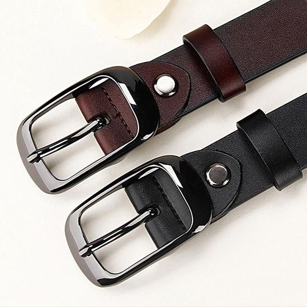women's genuine leather fashion retro belt ladies metal double buckle with jeans belts, Black;brown
women's genuine leather fashion retro belt ladies metal double buckle with jeans belts, Black;brown