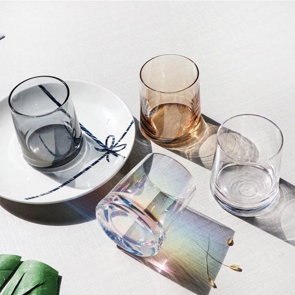 260ml heat-resistant household colorful round gold rim glass cup spirit wine utensils lead-whiskey glasses
260ml heat-resistant household colorful round gold rim glass cup spirit wine utensils lead-whiskey glasses