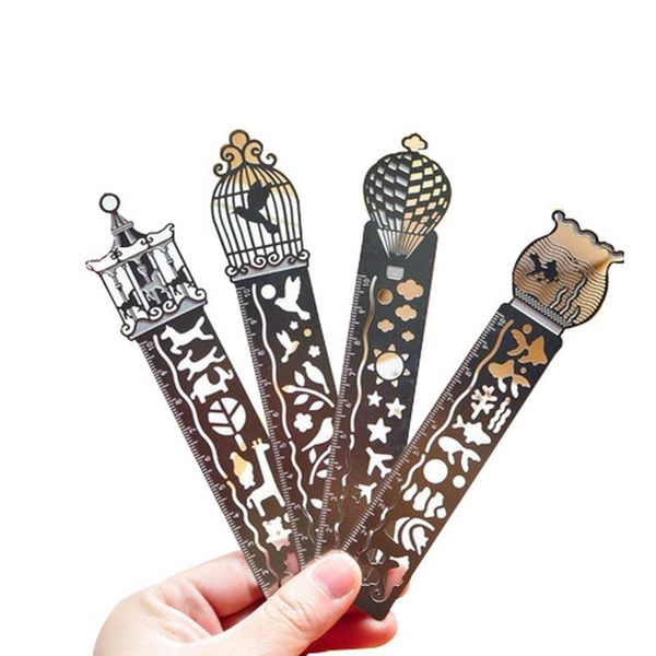 bookmark 4 pcs cartoon pattern metal record daily templates for quilting ruler multi-function hollow hand account
bookmark 4 pcs cartoon pattern metal record daily templates for quilting ruler multi-function hollow hand account