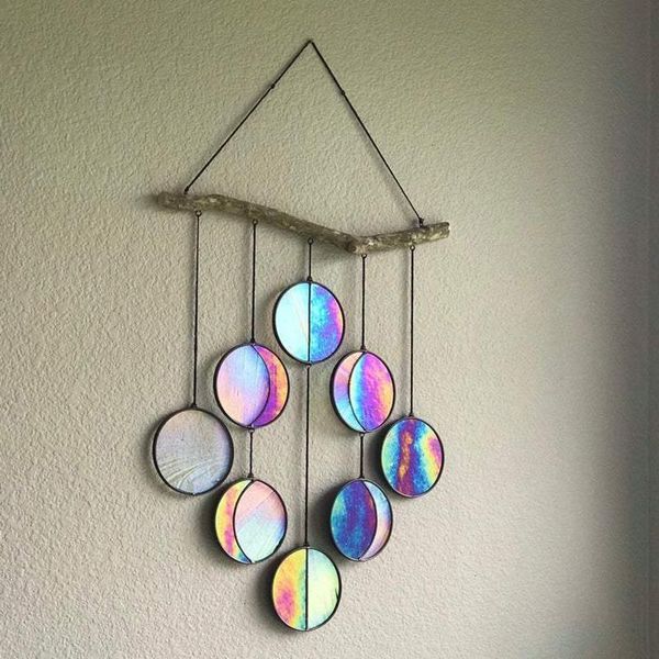 decorative objects & figurines moon phase wall decor wind chimes stained acrylic clear and rainbow iridized hanging celestial art pendant
decorative objects & figurines moon phase wall decor wind chimes stained acrylic clear and rainbow iridized hanging celestial art pendant