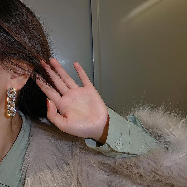 dangle & chandelier korean style geometric shining rhinestone long chain earrings for women exquisite retro fashion earring party jewelry, Silver
dangle & chandelier korean style geometric shining rhinestone long chain earrings for women exquisite retro fashion earring party jewelry, Silver