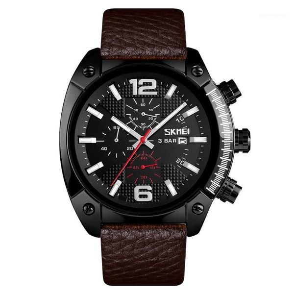 modern multifunctional quartz men's watch 3atm waterproof big face casual business male luminous day date wristwatches, Slivery;brown
modern multifunctional quartz men's watch 3atm waterproof big face casual business male luminous day date wristwatches, Slivery;brown