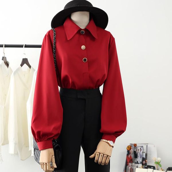 women's blouses & shirts pullover blouse shirt women elegant chiffon puff sleeve 2021 aesthetic camisas de mujer clothing bw50xf, White
women's blouses & shirts pullover blouse shirt women elegant chiffon puff sleeve 2021 aesthetic camisas de mujer clothing bw50xf, White