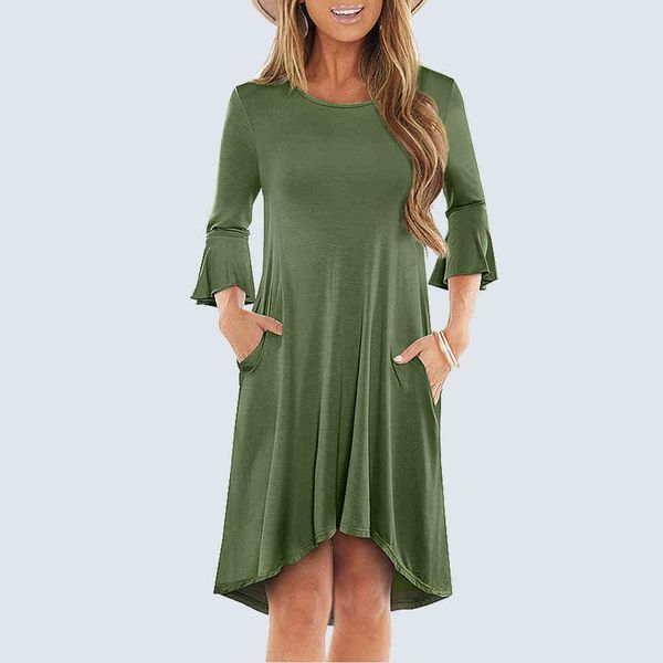 dresses casual o neck flare sleeve elegant solid color fashion brief one piece loose ha236, Black;gray
dresses casual o neck flare sleeve elegant solid color fashion brief one piece loose ha236, Black;gray