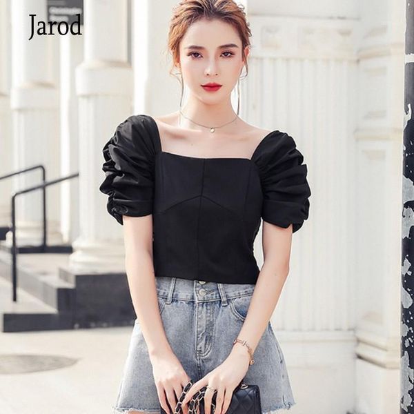 women's blouses & shirts 2021 summer fashion elegant square collar women office ol lady puff short sleeve vintage ladies top, White
women's blouses & shirts 2021 summer fashion elegant square collar women office ol lady puff short sleeve vintage ladies top, White