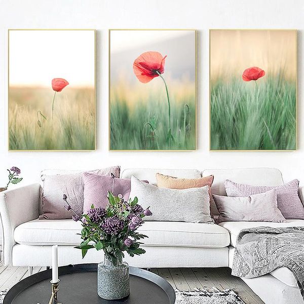 paintings nordic natural landscape wall art posters blooming red flowers in the grassland canvas living room home decoration
paintings nordic natural landscape wall art posters blooming red flowers in the grassland canvas living room home decoration