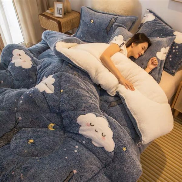 comforters & sets cashmere super warm quilt winter thickened soft comforter autumn single student dormitory spring children blanket
comforters & sets cashmere super warm quilt winter thickened soft comforter autumn single student dormitory spring children blanket