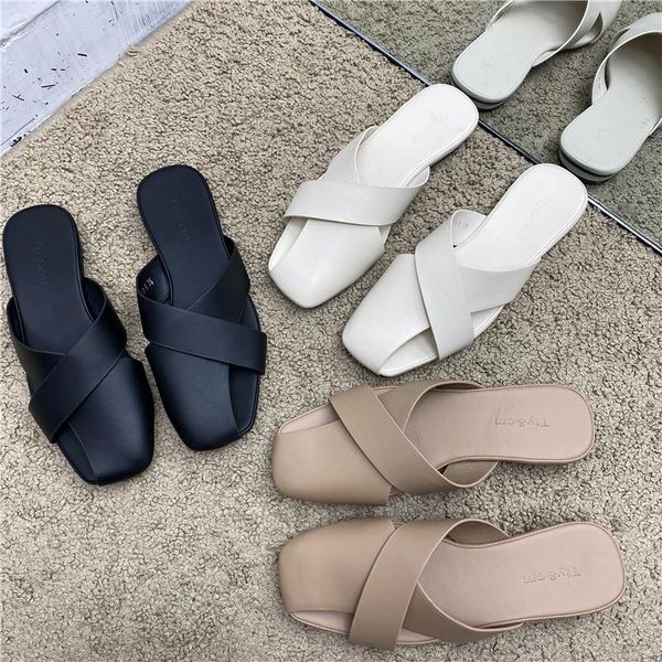 slippers flats flip flops designer ladies slides casual outdoor mujer travel holiday summer beach sandals square toe, Black
slippers flats flip flops designer ladies slides casual outdoor mujer travel holiday summer beach sandals square toe, Black