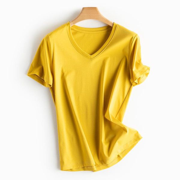 women's t-shirt 2021 sunmer highly elastic comfortable soft short sleeve solid color silk t shirt for woman, White
women's t-shirt 2021 sunmer highly elastic comfortable soft short sleeve solid color silk t shirt for woman, White