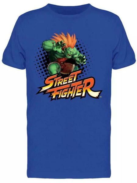 street fighter blanka tee men's -capcom designs, White;black
street fighter blanka tee men's -capcom designs, White;black