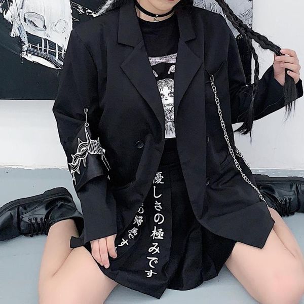 women's jackets ruibbit harajuku women gothic punk style cross chain belt black zipper long sleeve coats feminino chic streetwear, Black;brown
women's jackets ruibbit harajuku women gothic punk style cross chain belt black zipper long sleeve coats feminino chic streetwear, Black;brown