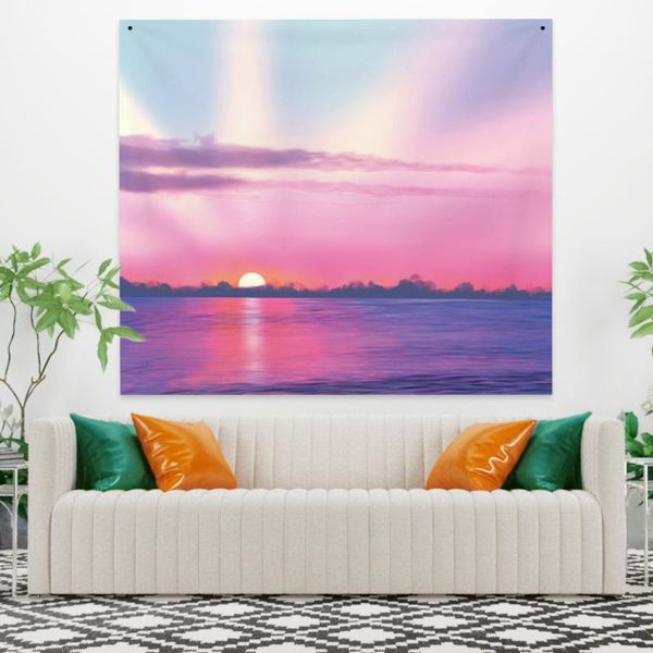 tapestries laeacco fashion tapestry lakeside purple sunset clouds sky landscape printing wall art hangings home living room decor polyester
tapestries laeacco fashion tapestry lakeside purple sunset clouds sky landscape printing wall art hangings home living room decor polyester