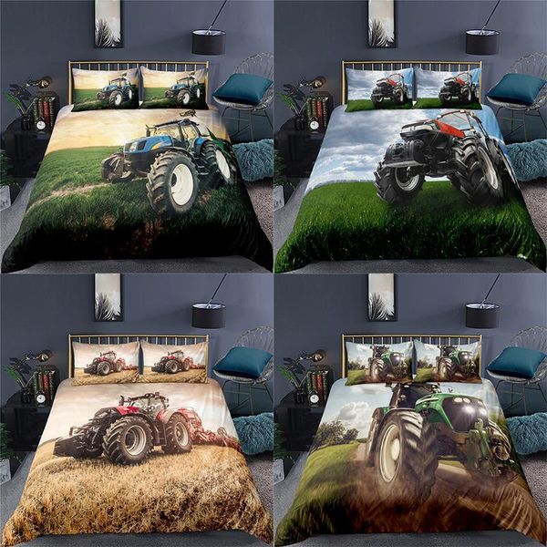 home textile luxury 3d tractor print 2/3pcs comfortable duvet cover pillowcase bedding sets and king eu/us/au size
home textile luxury 3d tractor print 2/3pcs comfortable duvet cover pillowcase bedding sets and king eu/us/au size