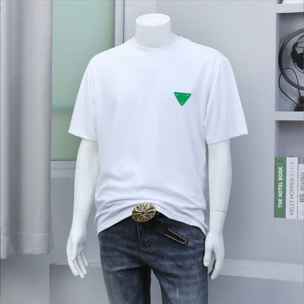 2022 summer bv triangle t-shirt polo shirt loose round neck solid color casual men's short sleeves, White;black
2022 summer bv triangle t-shirt polo shirt loose round neck solid color casual men's short sleeves, White;black