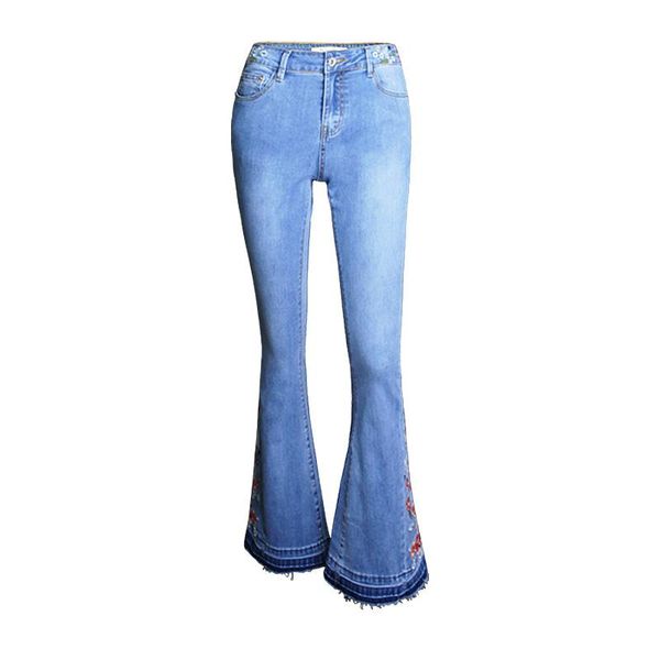 women's jeans 2021 wide leg pants denim flared women embroidered embroidery trousers, Blue
women's jeans 2021 wide leg pants denim flared women embroidered embroidery trousers, Blue