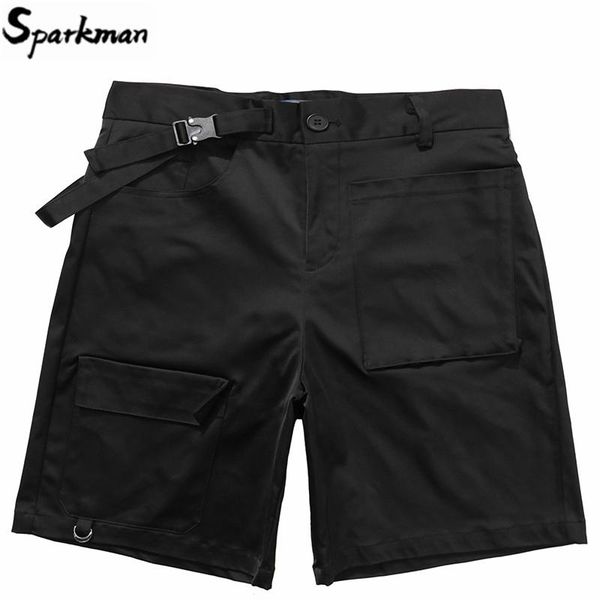men hip hop streetwear cargo shorts buckle waistband adjustable casual jogger track summer pockets black men's, White;black
men hip hop streetwear cargo shorts buckle waistband adjustable casual jogger track summer pockets black men's, White;black