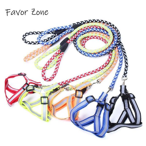 dog collars & leashes nylon harness reflective pet collar leash vest set adjustable puppy harnesses small medium large dogs cats pets produc
dog collars & leashes nylon harness reflective pet collar leash vest set adjustable puppy harnesses small medium large dogs cats pets produc