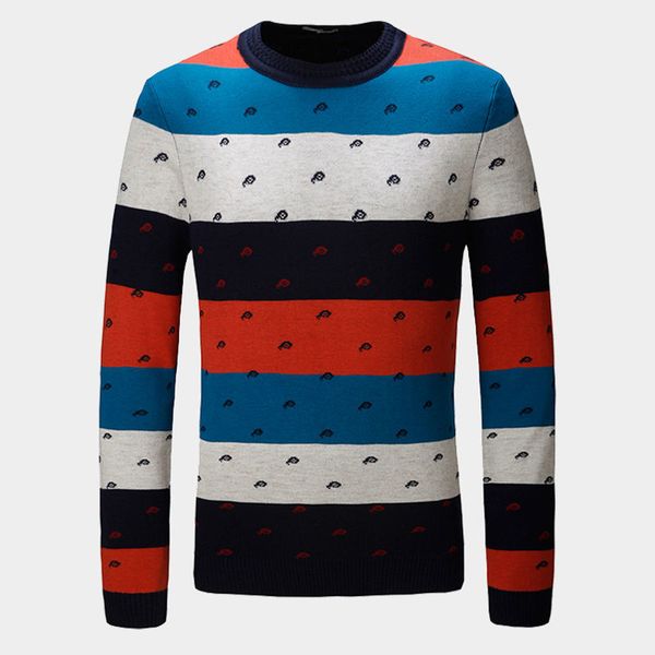 mens o-neck korean fashions sweater winter men retro hit color striped vintage sweaters pullover casual harajuku clothes, White;black
mens o-neck korean fashions sweater winter men retro hit color striped vintage sweaters pullover casual harajuku clothes, White;black