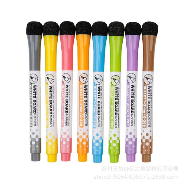 magnetic riyu absorbable erasable pen color mark whiteboard sponge head cover xia xing, Black;red
magnetic riyu absorbable erasable pen color mark whiteboard sponge head cover xia xing, Black;red