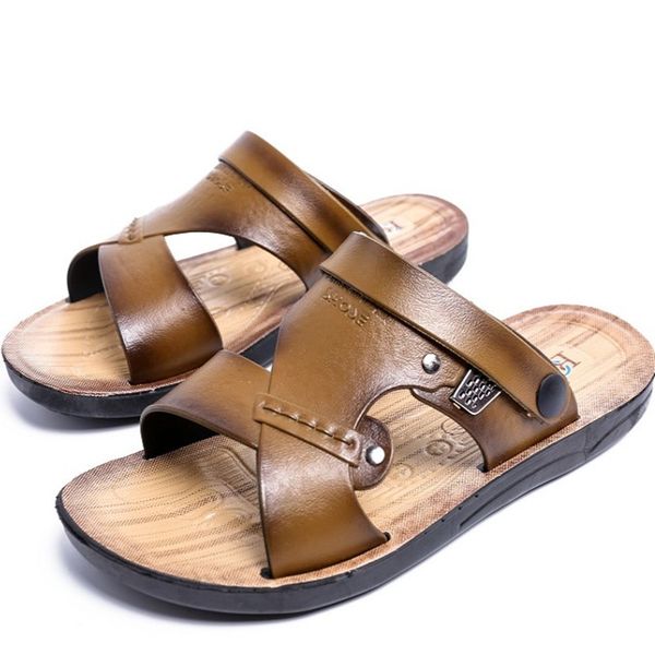 casual famous brand 2018 men sandals shoes slippers summer flip flops beach men shoes leather sandalias zapatos hombre, Black
casual famous brand 2018 men sandals shoes slippers summer flip flops beach men shoes leather sandalias zapatos hombre, Black