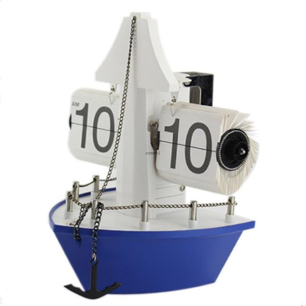 desk & table clocks 3d clcok watch automatic flip clock wall retro ship seat living room home decorative gift
desk & table clocks 3d clcok watch automatic flip clock wall retro ship seat living room home decorative gift