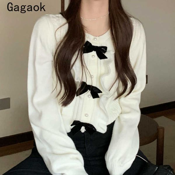 sweet cropped cardigan spring autumn solid bow o-neck short knitted sweaters korean chic fashion wild cardigans 210531, White
sweet cropped cardigan spring autumn solid bow o-neck short knitted sweaters korean chic fashion wild cardigans 210531, White