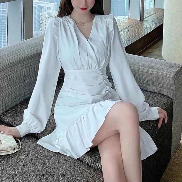 casual dresses women dress plus size autumn clothes fashion v-neck a-line above knee, mini lotus leaf folds decoration long sleeve 2021, Black;gray
casual dresses women dress plus size autumn clothes fashion v-neck a-line above knee, mini lotus leaf folds decoration long sleeve 2021, Black;gray